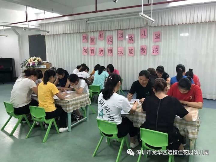 “保教結合，教養(yǎng)并重”              ——遠恒佳花園幼兒園保育理論與技能考核